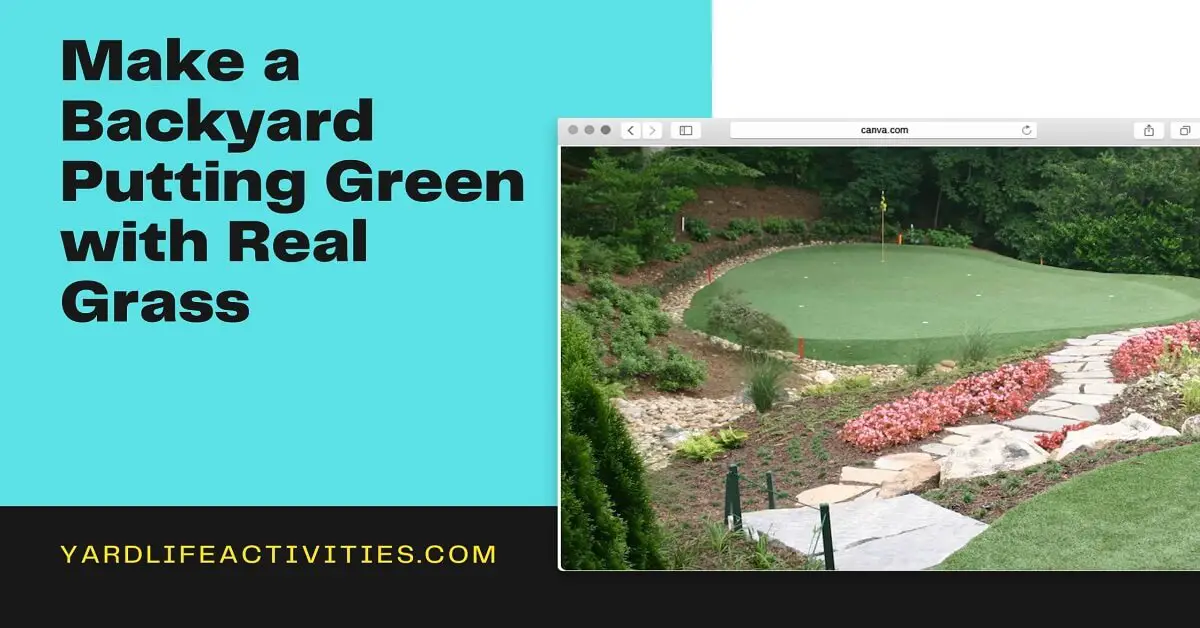Make a Backyard Putting Green with Real Grass